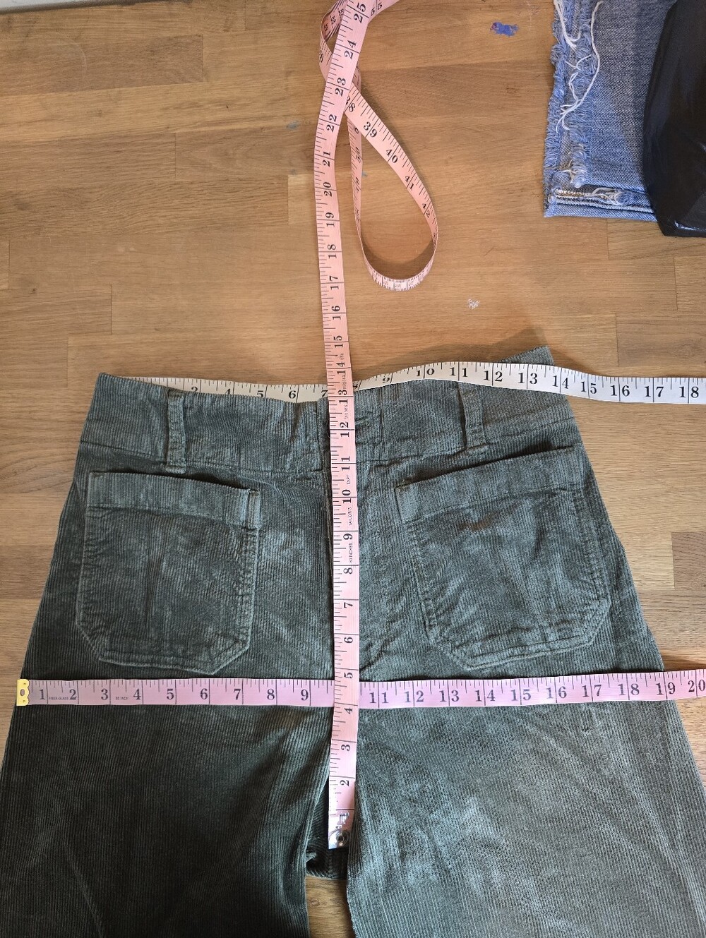 Maeve Colette Corduroy Crop Wide-Leg Pants 29 Retro - Picture 10 of 12